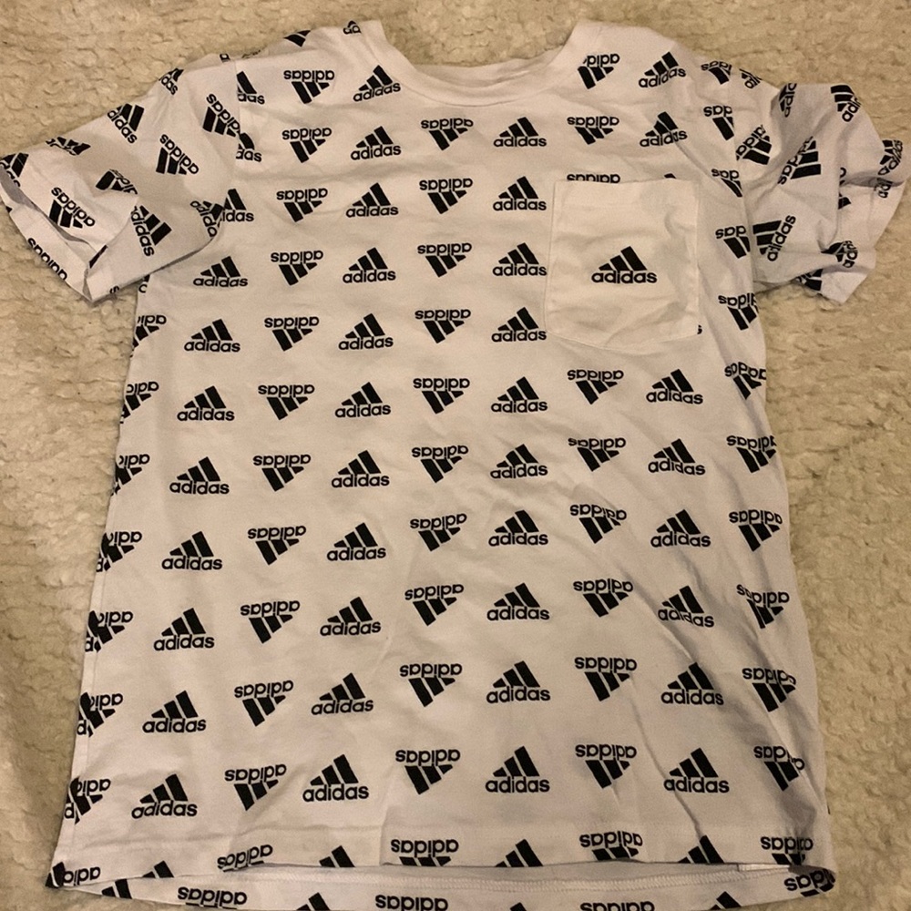 Adidas, size medium, black and white